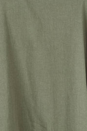 Product shot of the Candice Cotton Blouse in colour Olivbranch (Green), detail