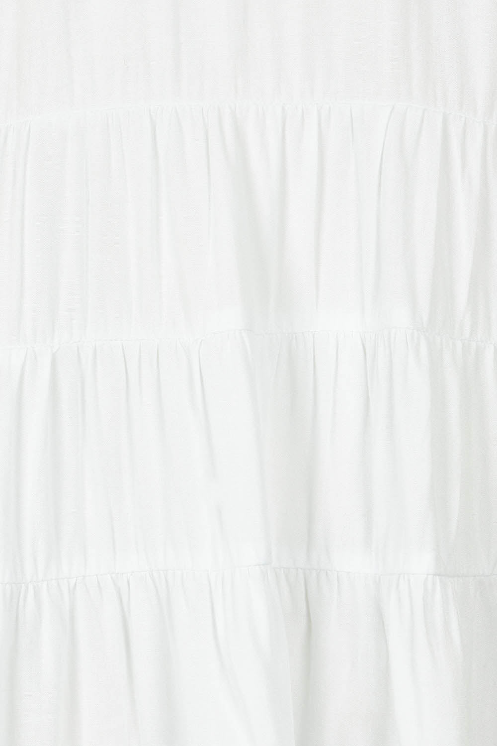 Product shot of the Danica Frill Top in colour White (White), detail