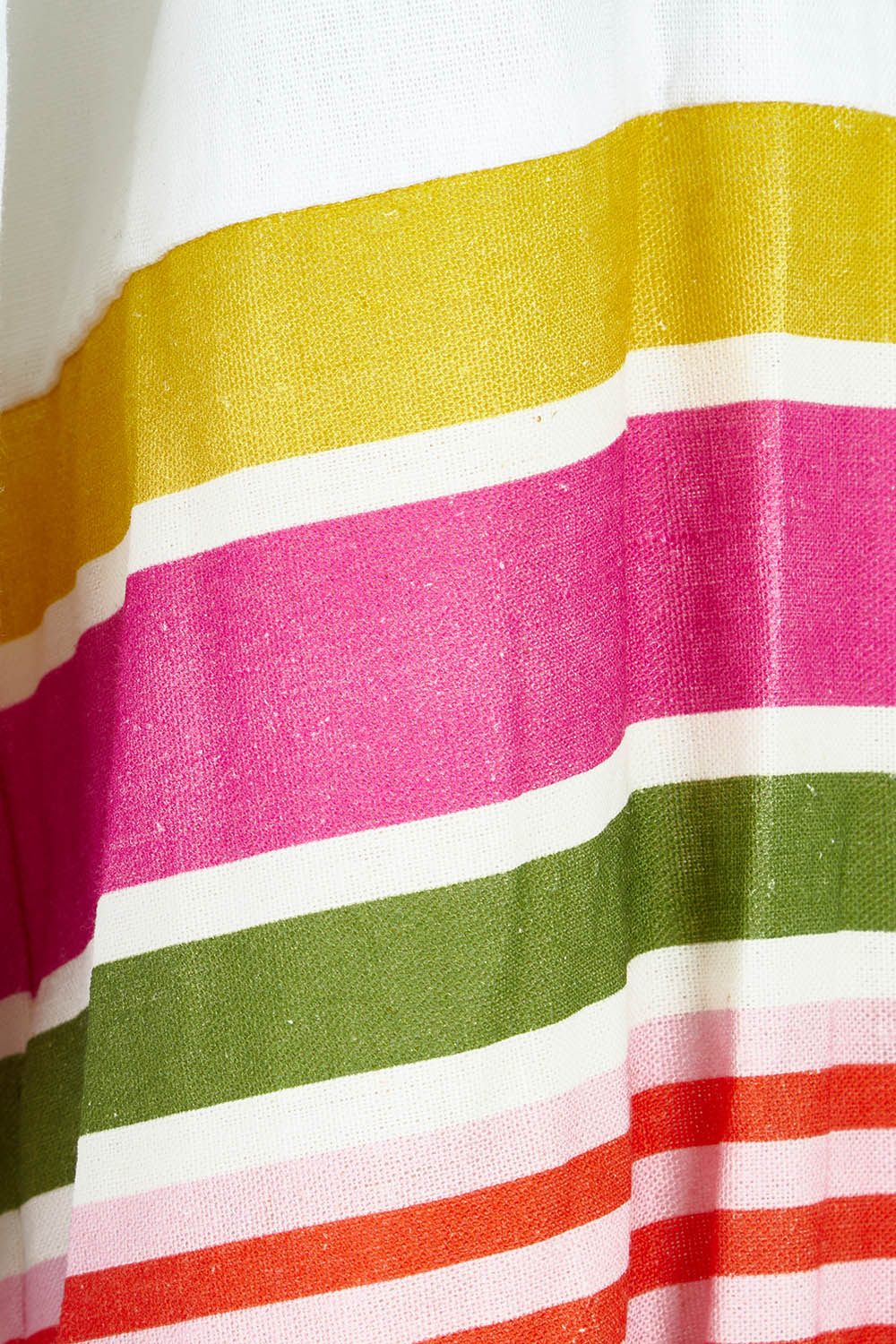 Product shot of the Blossom Linen Blend Blouse in colour White (White), detail