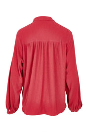 Product shot of the Marie Blouse in colour DustyPink (Pink), from the back