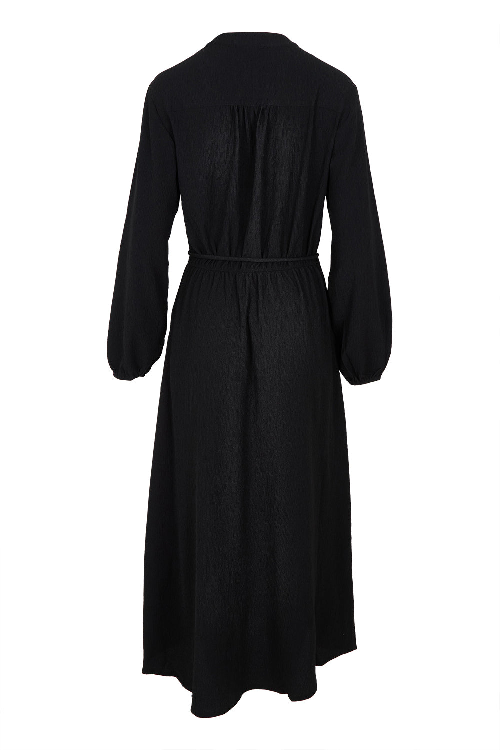 Product shot of the Anette Dress in colour Black (Black), from the back