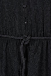 Product shot of the Anette Dress in colour Black (Black), detail