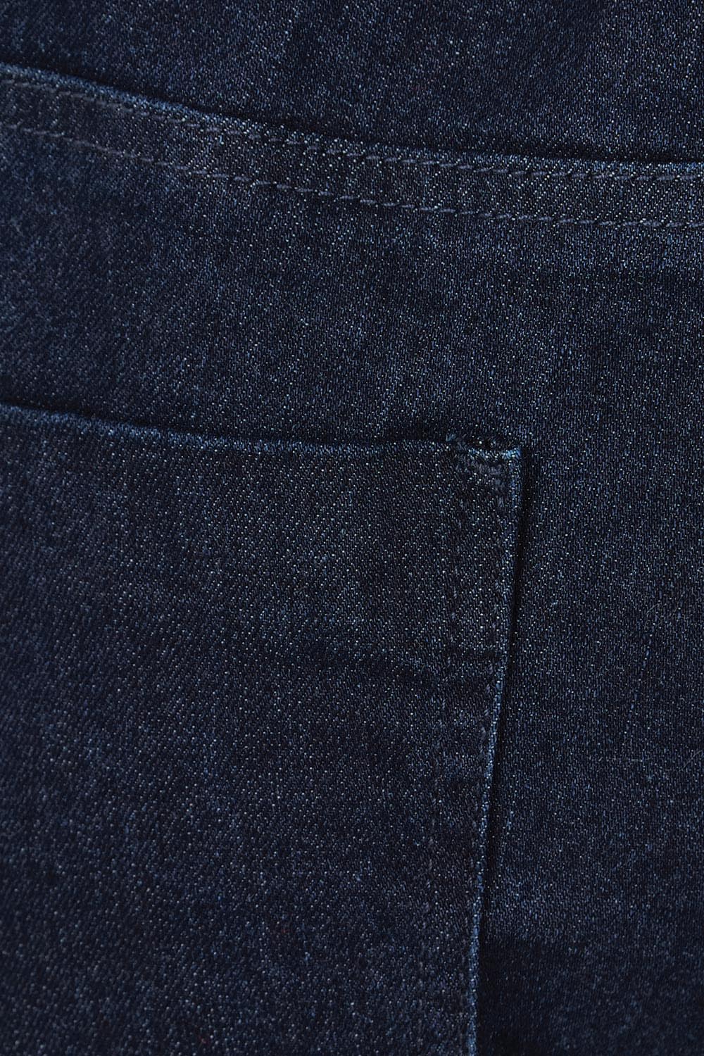 Product shot of the Harlow Denim Jogger in colour Indigo (Blue), detail