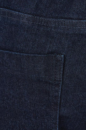 Product shot of the Harlow Denim Jogger in colour Indigo (Blue), detail