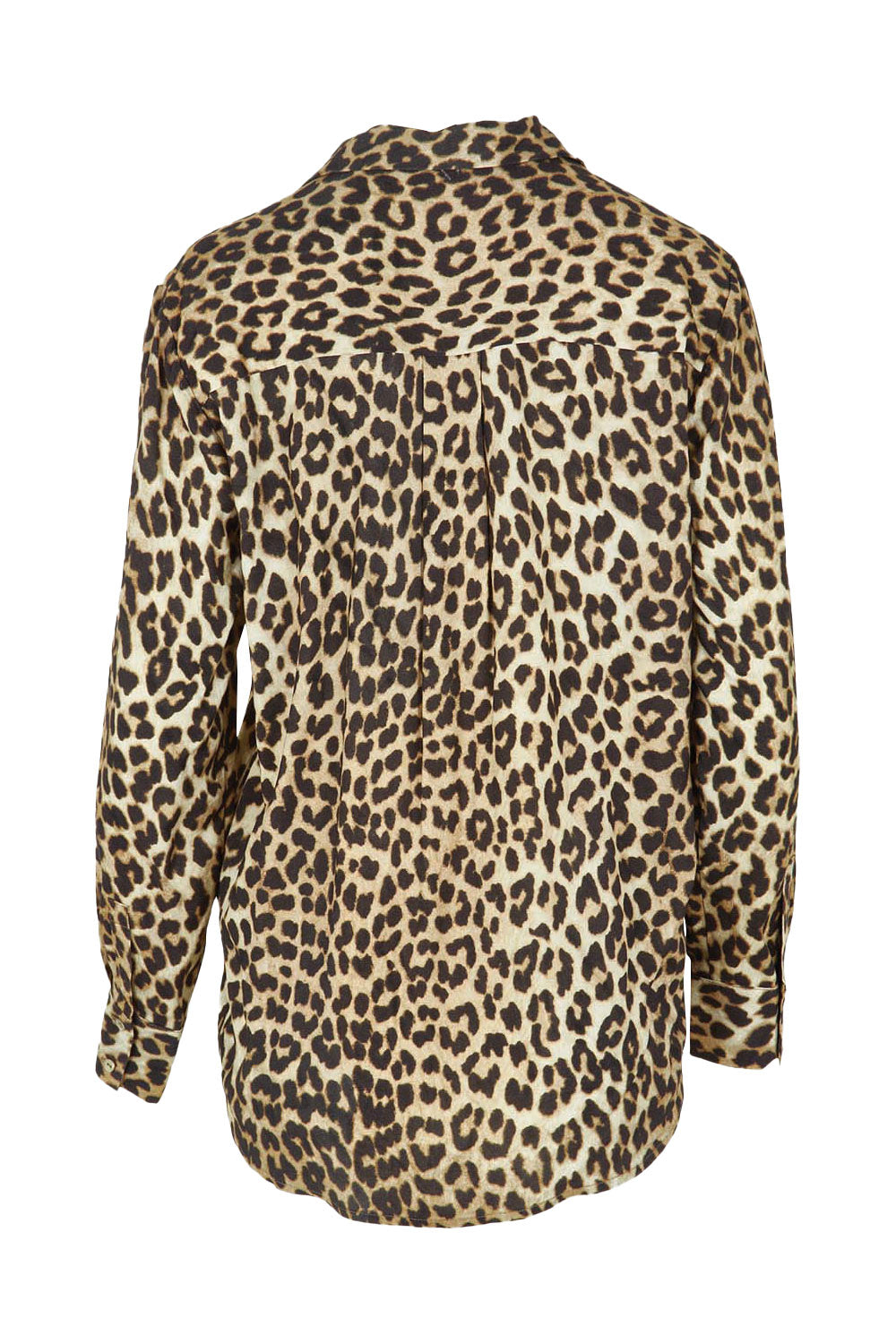 Product shot of the Lexi Shirt in colour Leopard, from the back