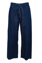 Product shot of the Goldie Jeans – Darkblue in colour Darkblue, from the front