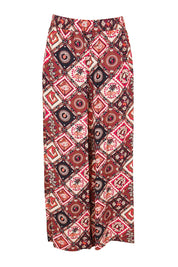Product shot of the Sable Wide Leg Pant – Coco in colour Coco, from the front