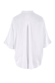 Product shot of the Ellis Shirt in colour White (White), from the back