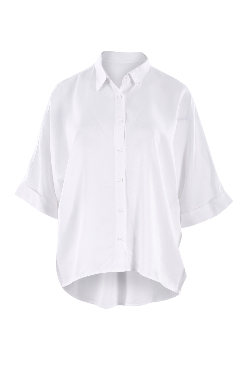 Product shot of the Ellis Shirt in colour White (White), from the front