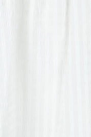 Product shot of the Poppy Cotton Blend Blouse in colour White (White), detail