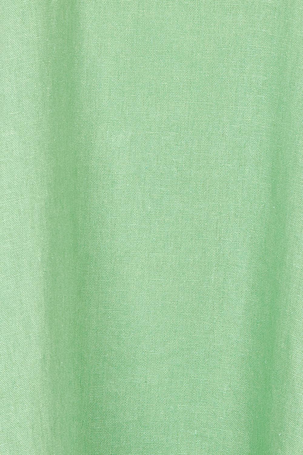 Product shot of the Dawn Shift Dress in colour Green (Green), detail