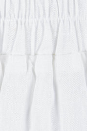Product shot of the Parker Pant in colour White (White), detail
