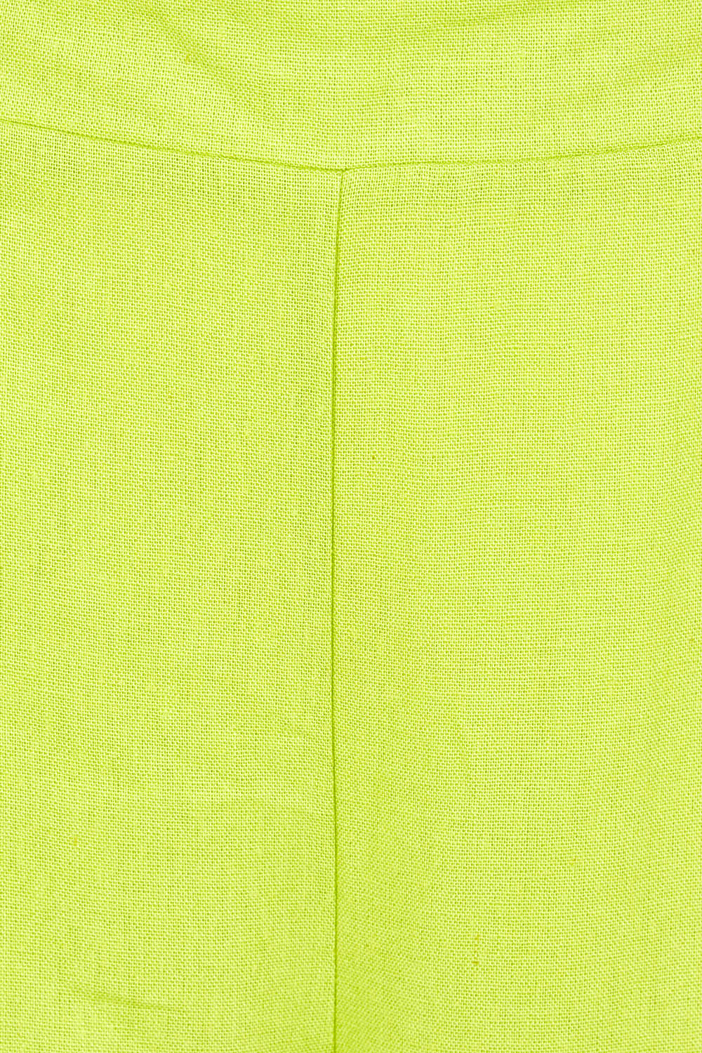 Product shot of the Parker Pant in colour Limegreen (Green), detail