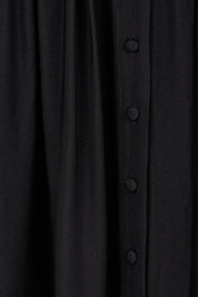 Product shot of the Dahlia Dress in colour Black (Black), detail