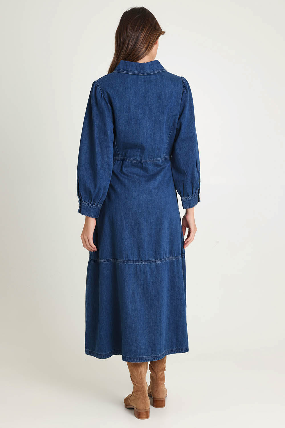 Detroit Denim Dress – Blue