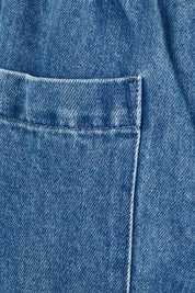 Vespa Cotton Blend Denim Jogger – Midblue