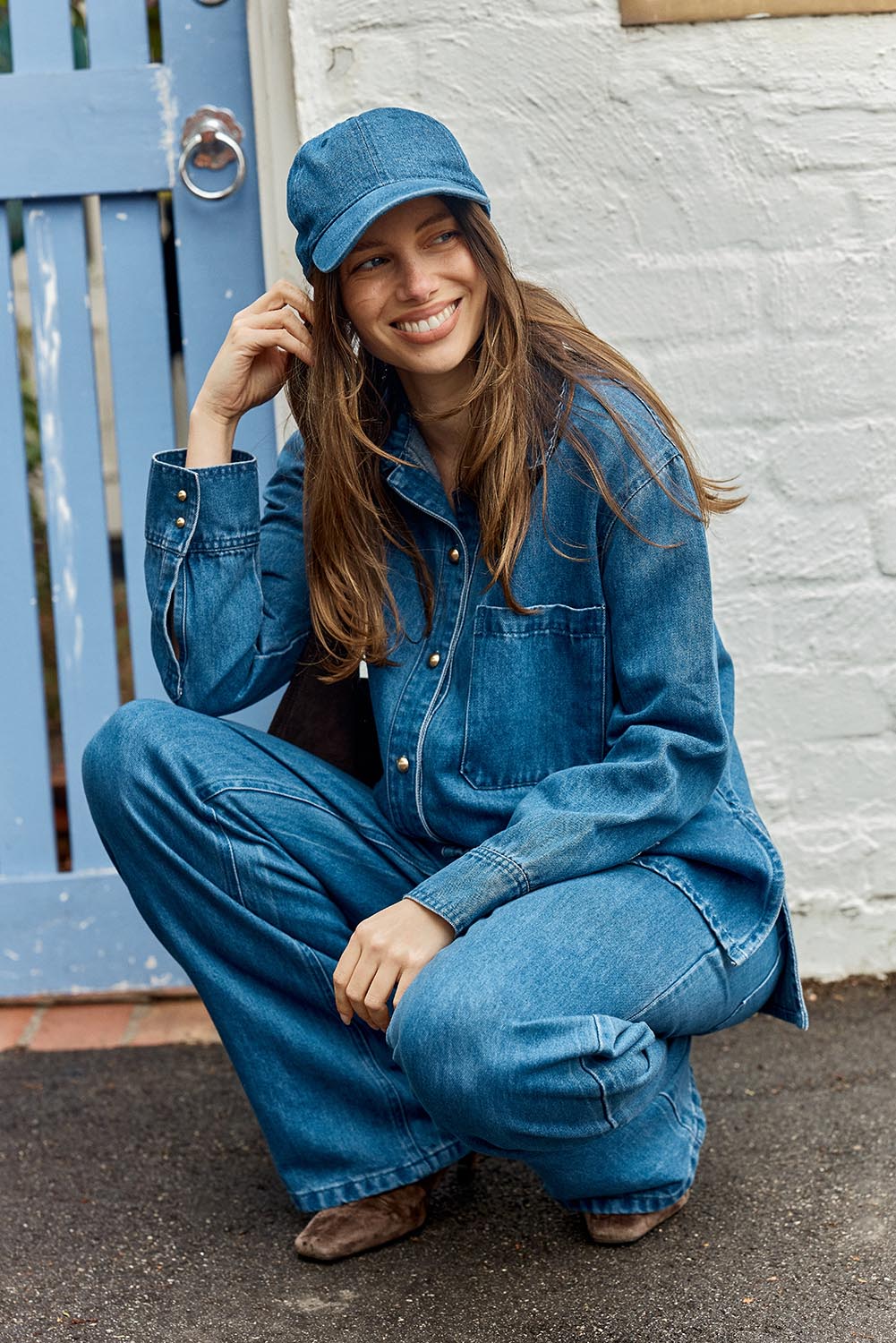 Vespa Denim Shirt – Midblue