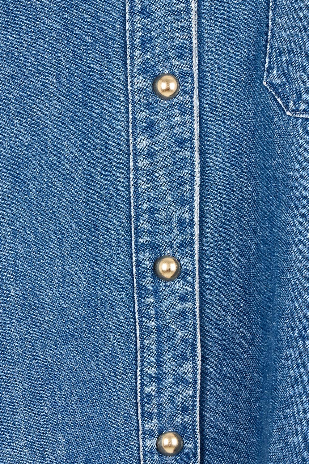 Vespa Denim Shirt – Midblue