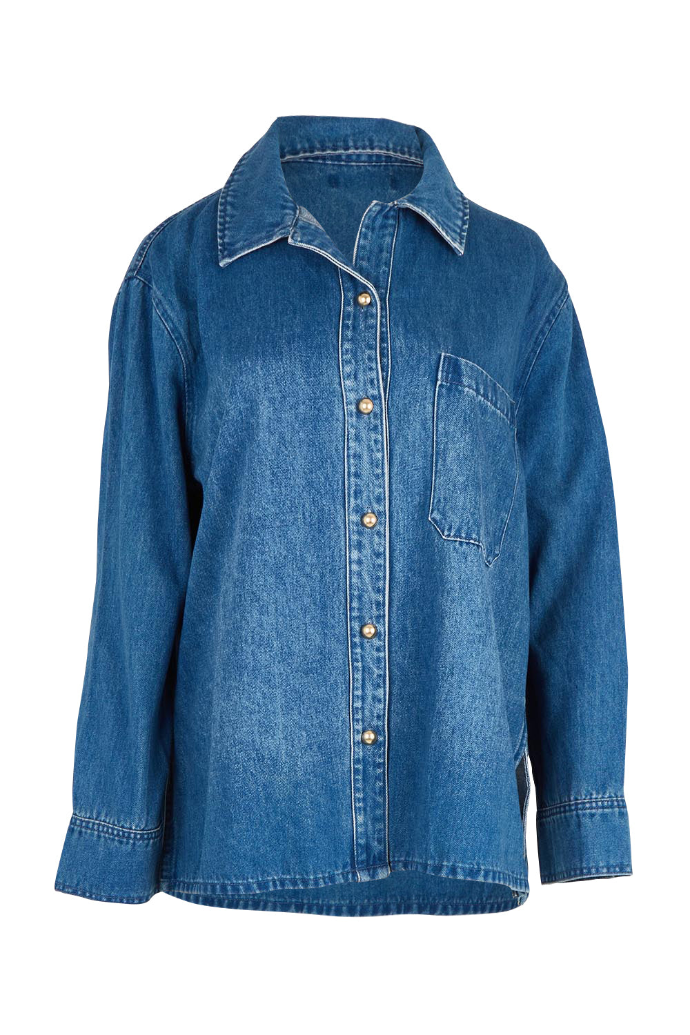 Vespa Denim Shirt – Midblue