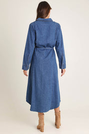 Nico Denim Dress – Midblue
