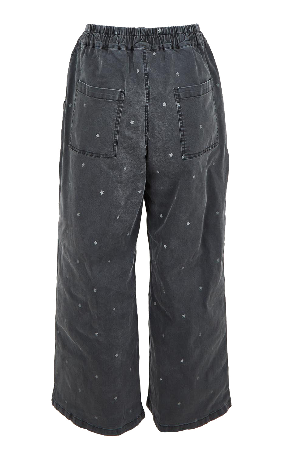 Product shot of the Quinn Stretch Jogger in colour Star (Black), from the back