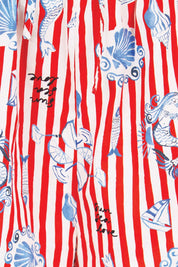 Product shot of the Amalfi Short – Amalfi in colour Amalfi, showing detail