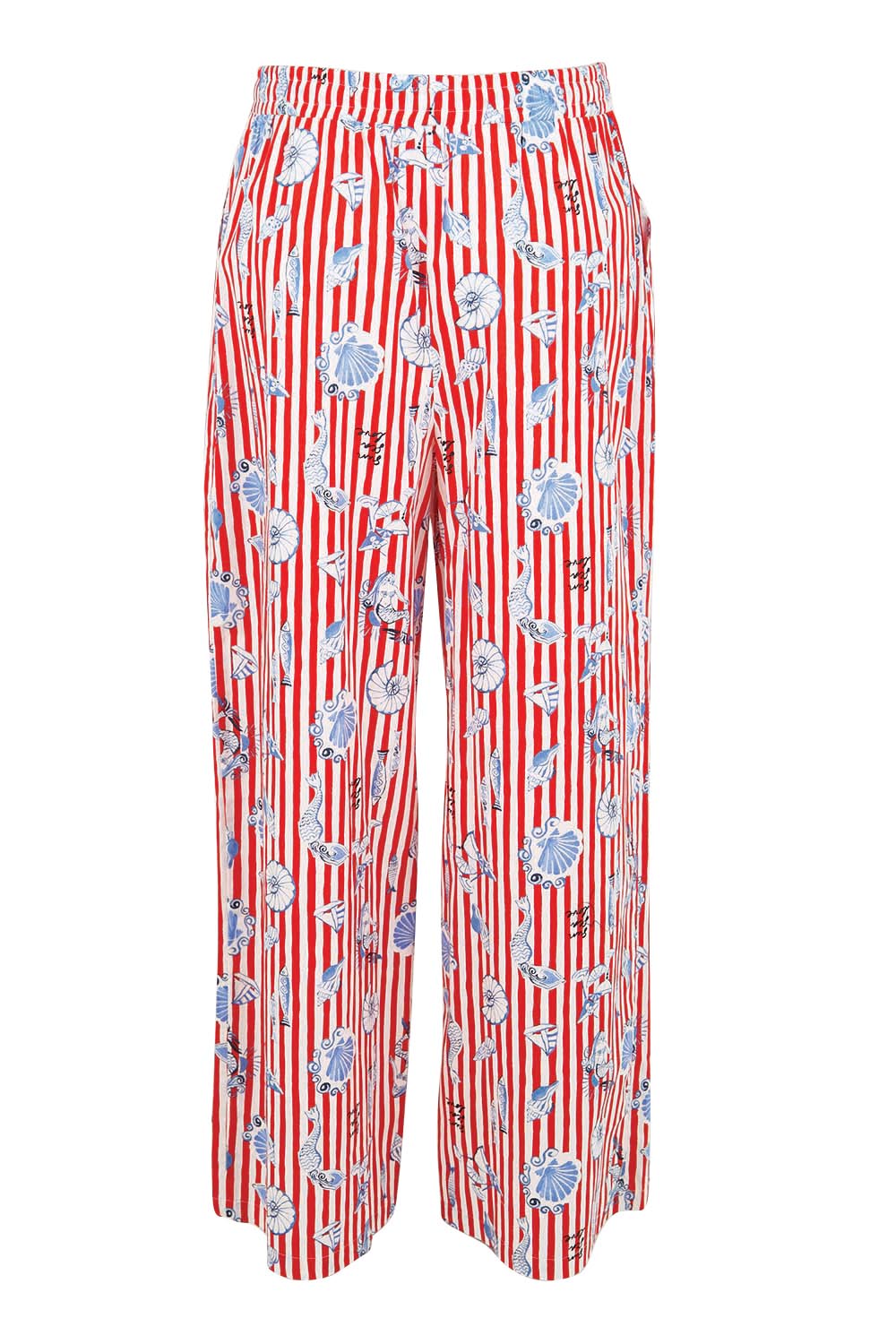 Product shot of the Amalfi Pant – Amalfi in colour Amalfi, from the back