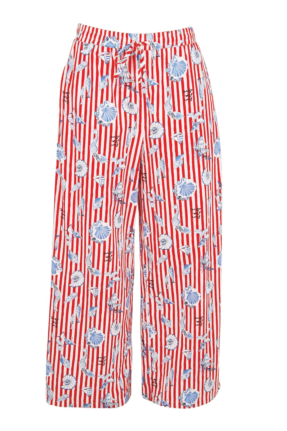 Product shot of the Amalfi Pant – Amalfi in colour Amalfi, from the front