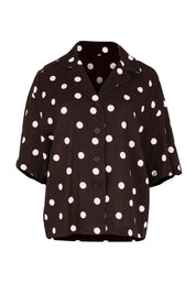 Product shot of the Sable Shirt – Pinkchoc in colour Pinkchoc, from the front