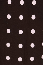 Product shot of the Sable Bias Yoke Skirt – Pinkchoc in colour Pinkchoc, showing detail