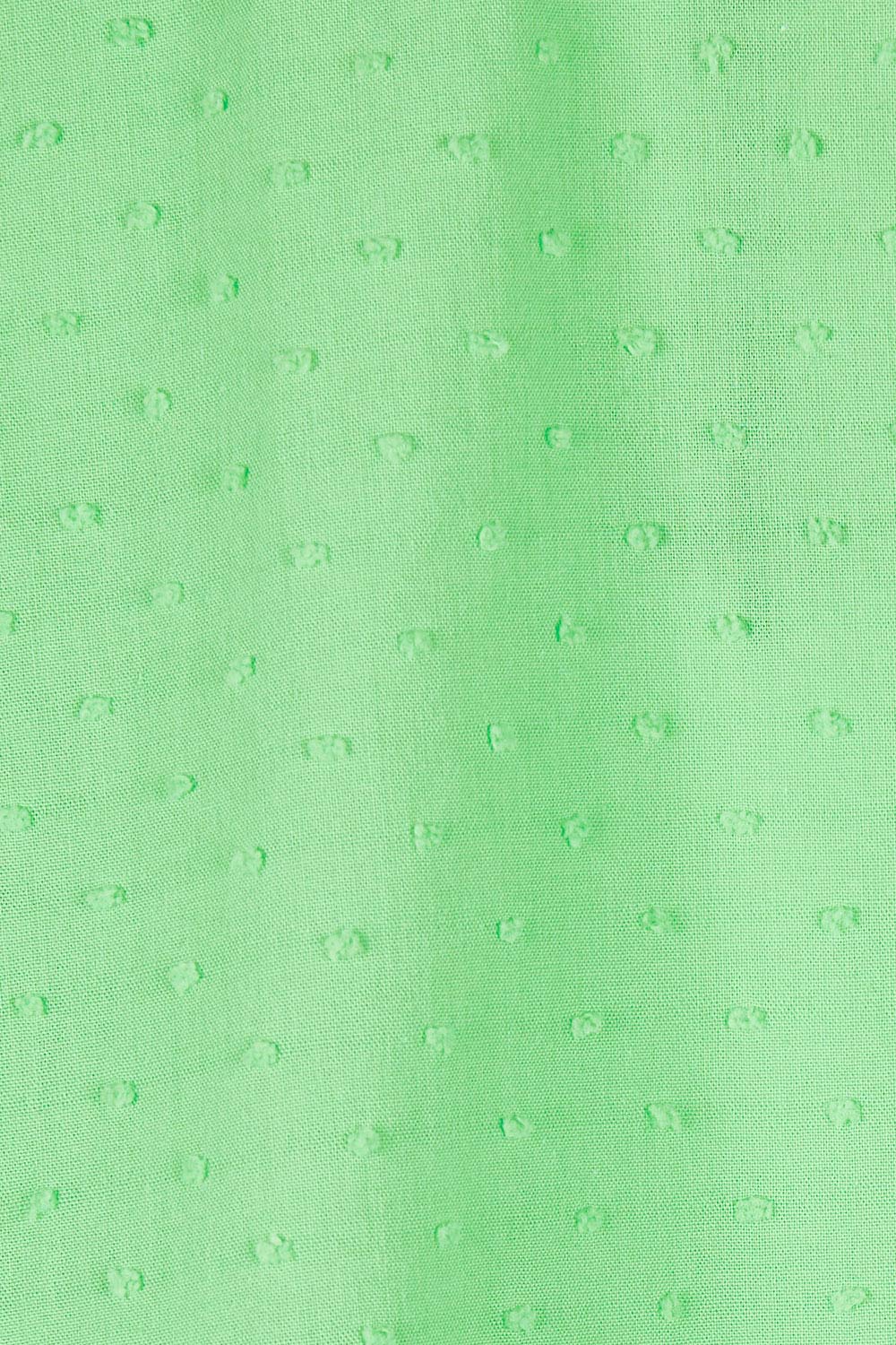 Product shot of the Dana Top in colour Celery (Green), detail