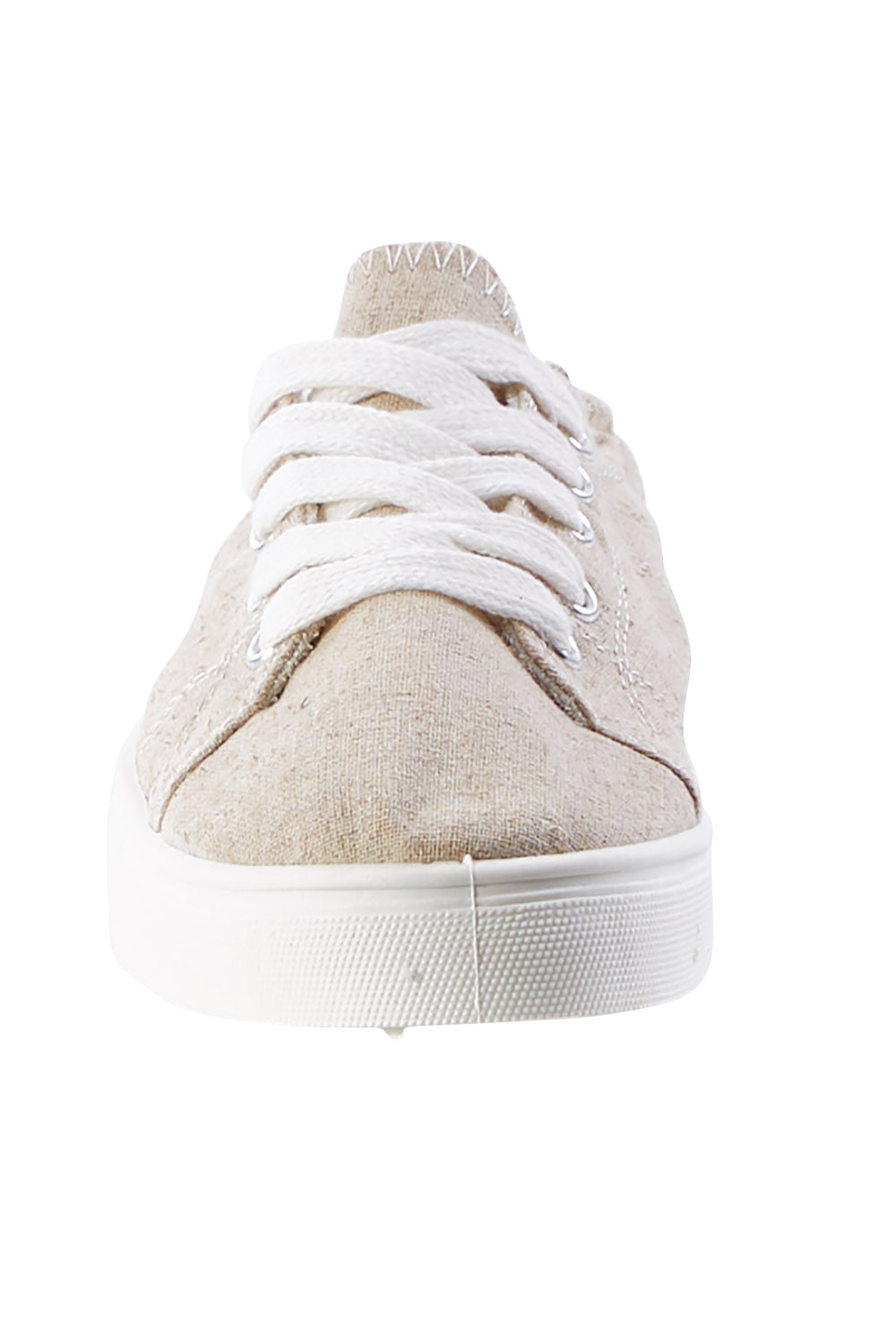 Product shot of the Sail Sneaker in colour Linen, detail
