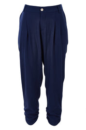 Product shot of The Best Seller Pant in colour Navy (Blue), from the front