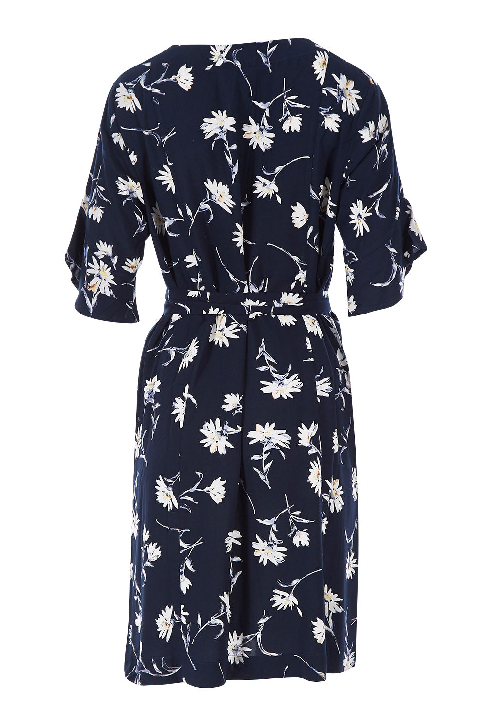 Preloved The Flutter Sleeve Shift Dress - Daisyprint