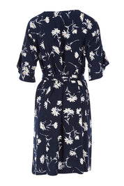 Preloved The Flutter Sleeve Shift Dress - Daisyprint