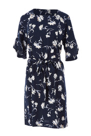 Preloved The Flutter Sleeve Shift Dress - Daisyprint