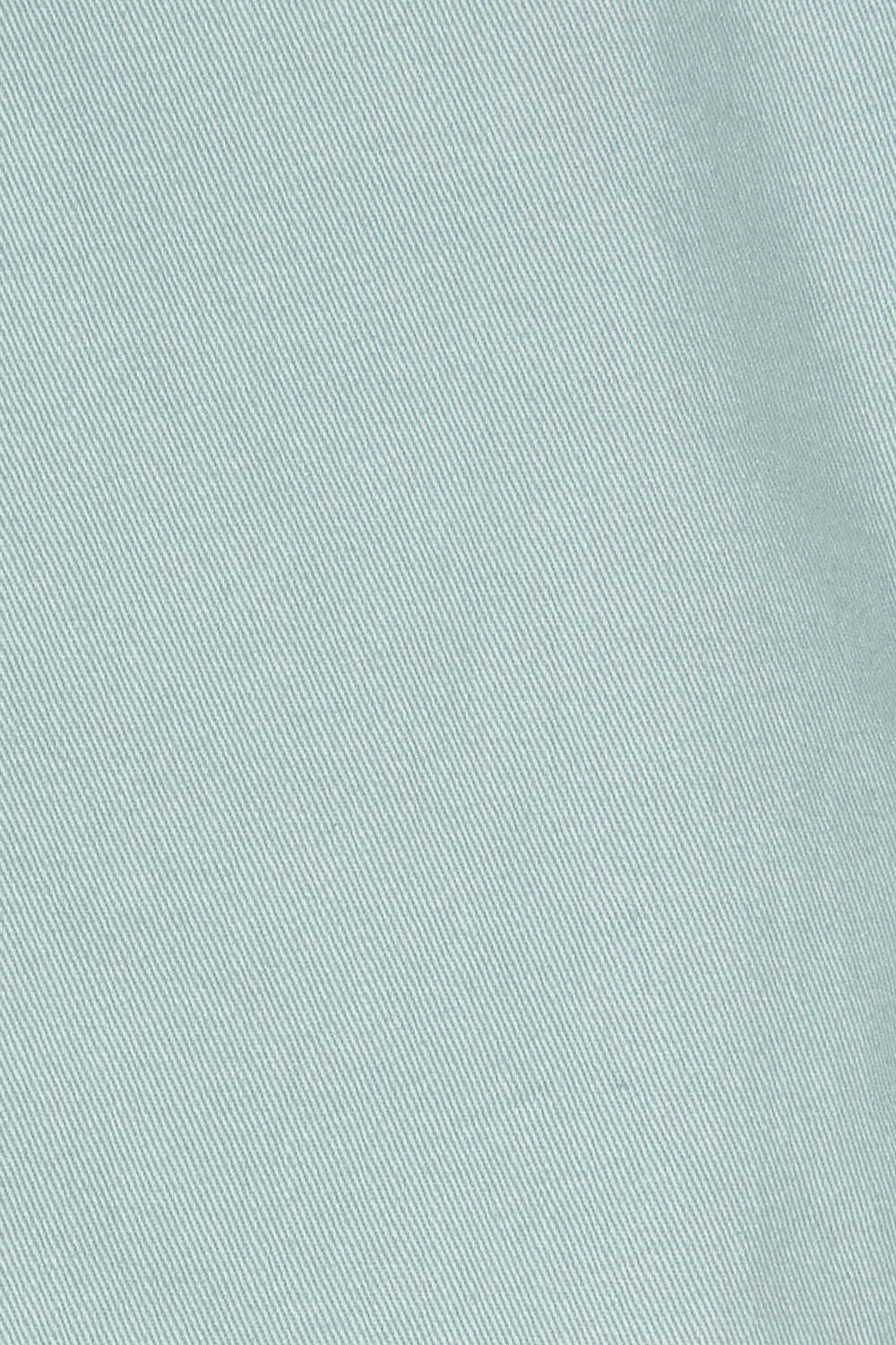 Product shot of The Denim Jacket in colour Seafoam (Green), detail