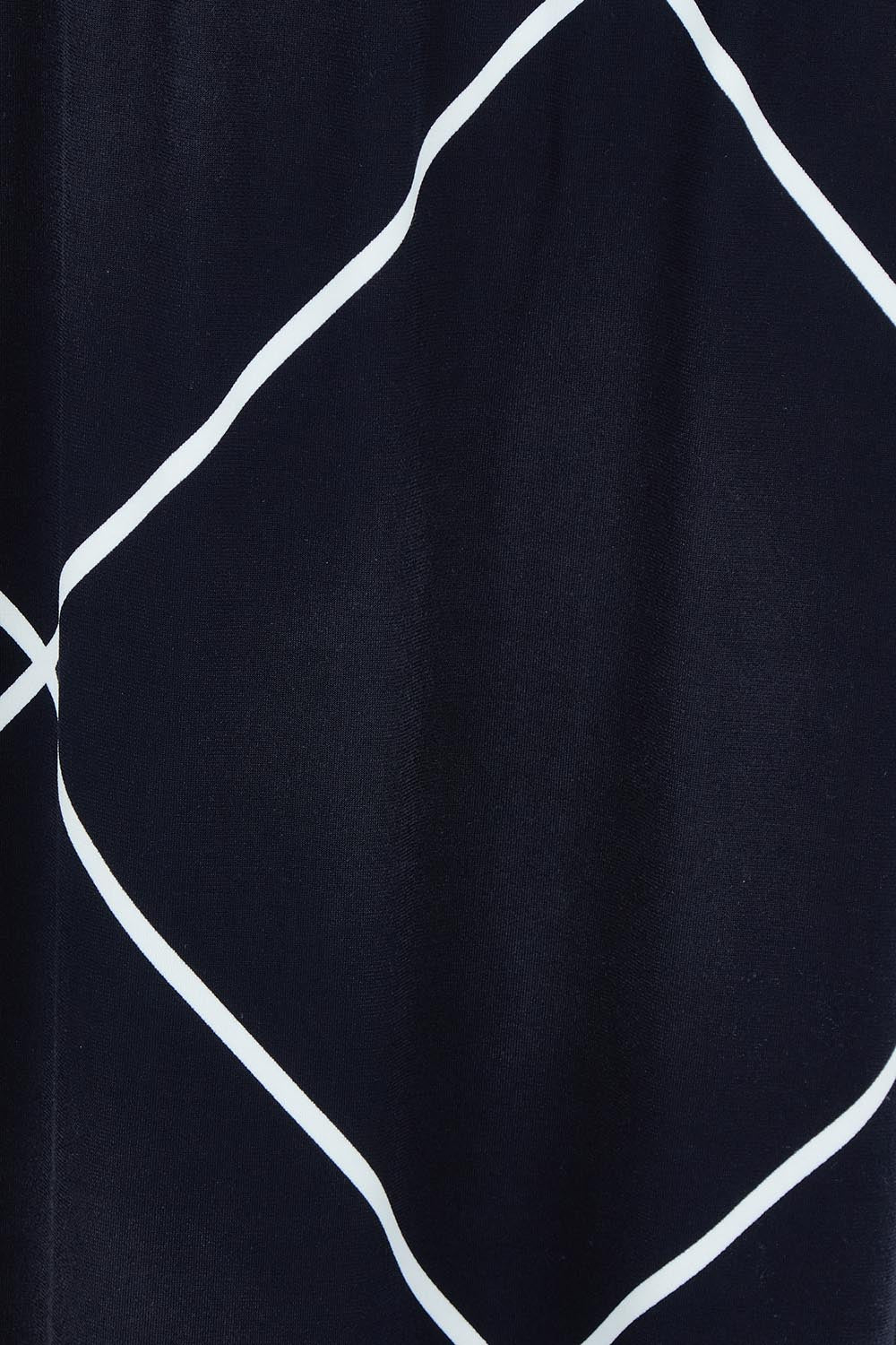 Product shot of The Pull On Skirt in colour Navywhite (Blue), detail