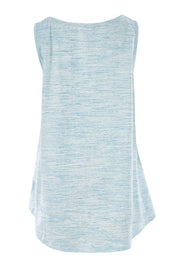 Product shot of The Swing Tank in colour Bluemarle (Blue), from the back