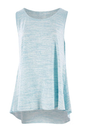 Product shot of The Swing Tank in colour Bluemarle (Blue), from the front