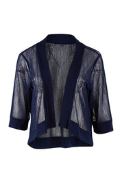 Product shot of The Summer Shrug in colour Navy (Blue), from the front