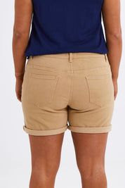 Preloved The 5 Pocket Denim Short - Camel