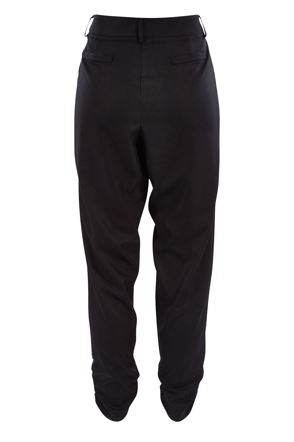Product shot of The Full Length Best Seller Pant in colour Black (Black), from the back
