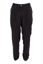 Product shot of The Full Length Best Seller Pant in colour Black (Black), from the front