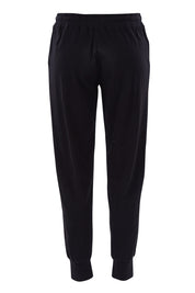 Product shot of The Everyday Pant in colour Black (Black), from the back