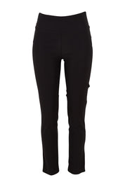 Product shot of The Brushed Bengaline Pant in colour Black (Black), from the front