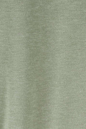 Product shot of The Essential Crew Neck Tank in colour Olive (Green), detail