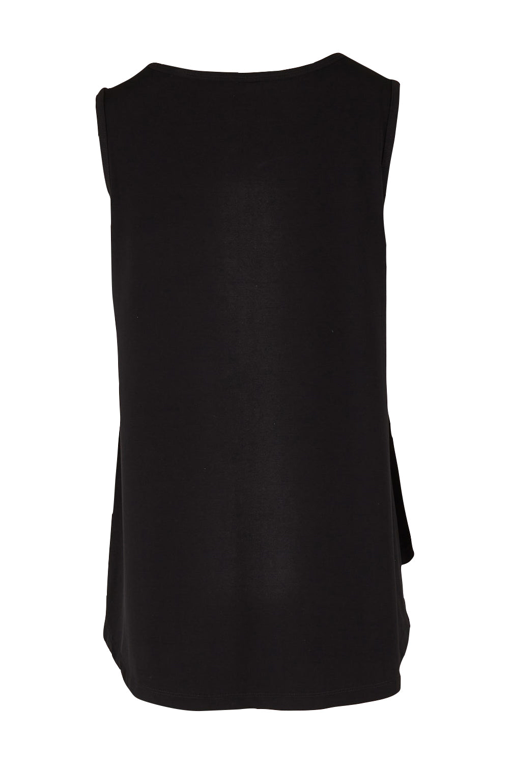 Product shot of The Essential Swing Tank in colour Black (Black), from the back