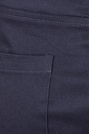 Product shot of The 7/8 Pull On Pant in colour Darknavy (Blue), detail