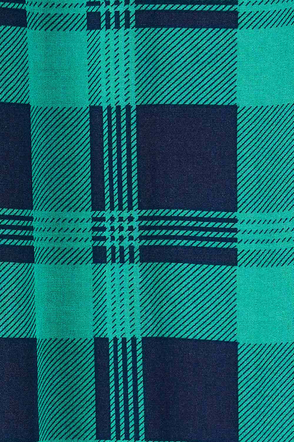 Product shot of The Perfect Relaxed Fit Shirt in colour Navycheck (Blue), detail